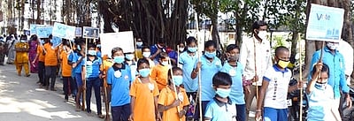 தேசிய வாக்காளா் தின விழிப்புணா்வு பேரணி