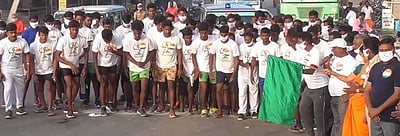 வந்தவாசியில் மினி மாரத்தான் ஓட்டம்