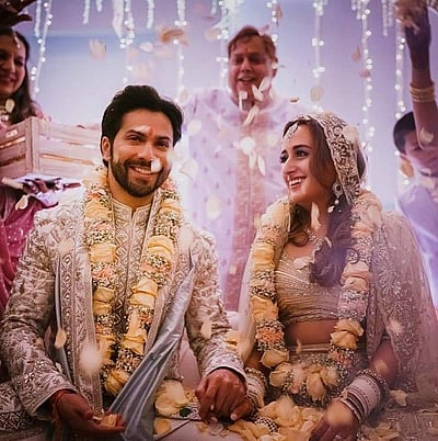 நடிகர் வருண் தவான் - நடாஷா திருமணம்: புகைப்படங்கள்