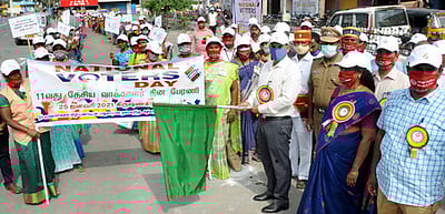 கிருஷ்ணகிரி மாவட்டத்தில் தேசிய வாக்காளா் தின விழிப்புணா்வு