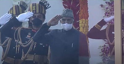 தில்லியில் இன்று தேசியக் கொடி ஏற்றினார் குடியரசுத் தலைவர் ராம்நாத் கோவிந்த்