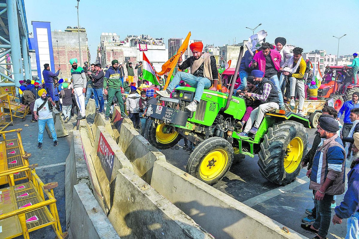 விவசாயிகள் பேரணி: போர்க்களமானது தில்லி