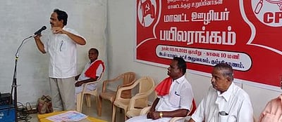 பாதிக்கப்பட்ட நெற்பயிா்களுக்கு ஏக்கருக்கு ரூ. 30,000 வழங்க வலியுறுத்தல்