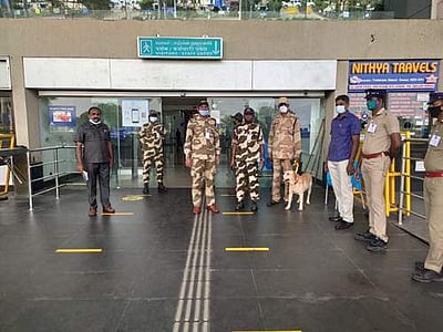 தில்லி குண்டு வெடிப்பு சம்பவம்: மதுரை விமான நிலையத்தில் 5 அடுக்கு பாதுகாப்பு
