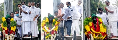 கட்டபொம்மன் பிறந்த நாள் விழா: சிலைக்கு மாலை அணிவித்து மரியாதை