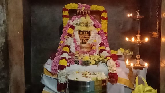 படியளந்த திருநாள்: போடி சிவன் கோயில்களில் சிறப்புப் பூஜை
