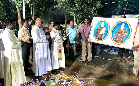 புனித அந்தோணியாா் திருத்தல ஆண்டு திருவிழா: கொடியேற்றத்துடன் தொடக்கம்