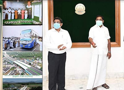 பாலங்கள், ரயில்வே கீழ்பாலத்தை திறந்து வைத்தார் முதல்வர் பழனிசாமி