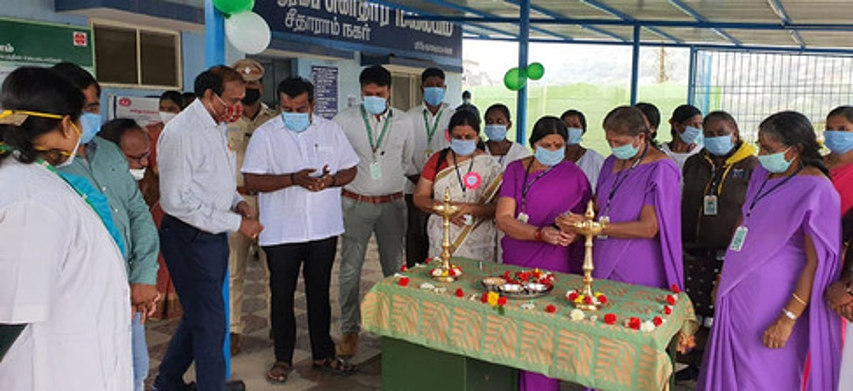 ஒசூரில் கரோனா தடுப்பூசி ஒத்திகை முகாம்