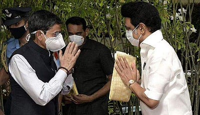 தமிழக ஆளுநரை இன்று மாலை சந்திக்கிறார் முதல்வர் ஸ்டாலின்