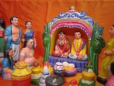 ராஜபாளையத்தில் நவராத்திரி கொலு கொண்டாட்டம்