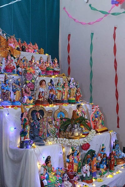 திருவாரூர், மணிமேகலை வீட்டு நவராத்திரி கொலு