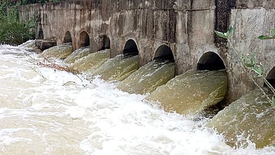 காஞ்சிபுரம் பாலாற்றில் வெள்ளப்பெருக்கு