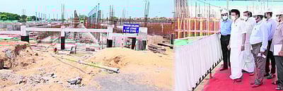 கடல்நீா் சுத்திகரிப்பு: முதல்வா் ஆய்வு