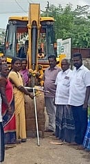 இலவச குடிநீா் இணைப்புப் பணி தொடக்கம்