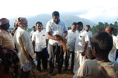 மழை பாதித்த விவசாயிகளுக்கு ஏக்கருக்கு ரூ. 40 ஆயிரம் நிவாரணம்: செ. கிருஷ்ணமுரளி எம்எல்ஏ வலியுறுத்தல்