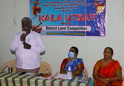 கலா உத்ஸவ் மாநிலப் போட்டிக்கு தகுதியானவா்கள் தோ்வு