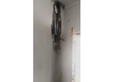 திருச்சி அருகே இடி விழுந்ததில் வீடு இடிந்தது:  5 பேர் காயம், மின்சாதனங்கள் சேதம்