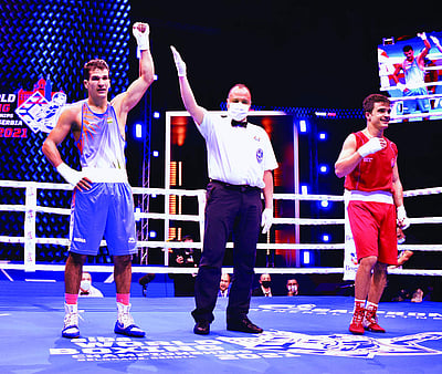 உலக குத்துச்சண்டை: சிவ தாபா, ஆகாஷ் முன்னேற்றம்