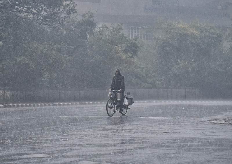 heavy rain