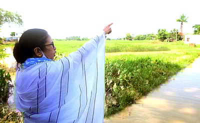 பவானிபூர்: மம்தா பானர்ஜி 12,435 வாக்குகள் முன்னிலை