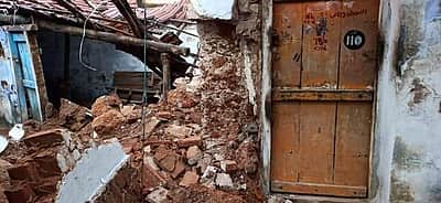 ஈரோட்டில் தொடர்மழை: வீட்டின் சுவர் இடிந்து விழுந்து மூதாட்டி பலி