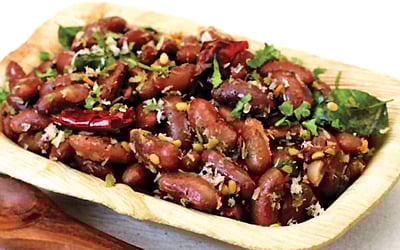 சிவப்பு காராமணி சுண்டல்