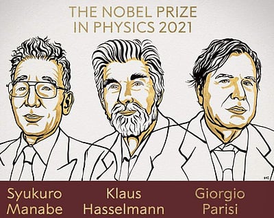 2021 இயற்பியலுக்கான நோபல் பரிசு அறிவிப்பு!