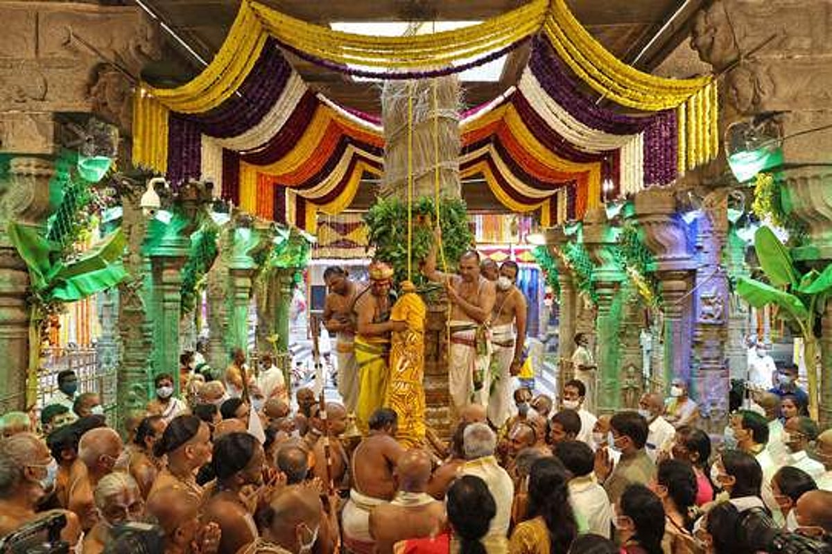 திருமலை ஏழுமலையான் பிரம்மோற்சவம் கொடியேற்றத்துடன் தொடக்கம்!