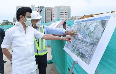 'சென்ட்ரல் சதுக்கம்' கட்டடப் பணிகளை ஆய்வு செய்த முதல்வர்!