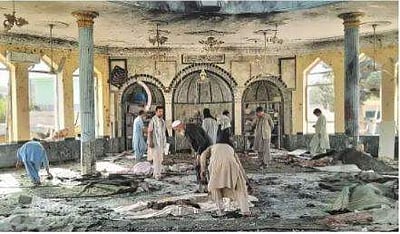 ஆப்கன் மசூதியில் குண்டுவெடிப்பு: 46 போ் பலி