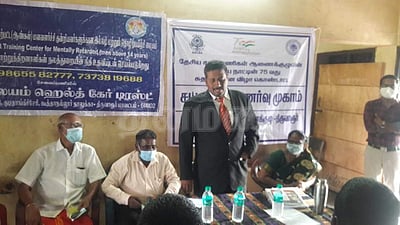 கூத்தாநல்லூர்: மாற்றுத்திறனாளிகளின் குறைகளை தீர்க்க சட்டம் தயாராக உள்ளது- நீதிபதி பேச்சு