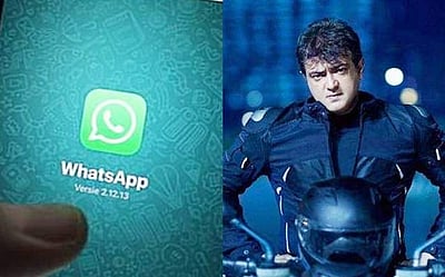 நடிகர் அஜித்தின் வாட்ஸ் அப் ஸ்டேட்ஸ் என்ன தெரியுமா ?: பகிர்ந்த 'வலிமை' நடிகர் - ''முழிச்சுக்கோங்க''