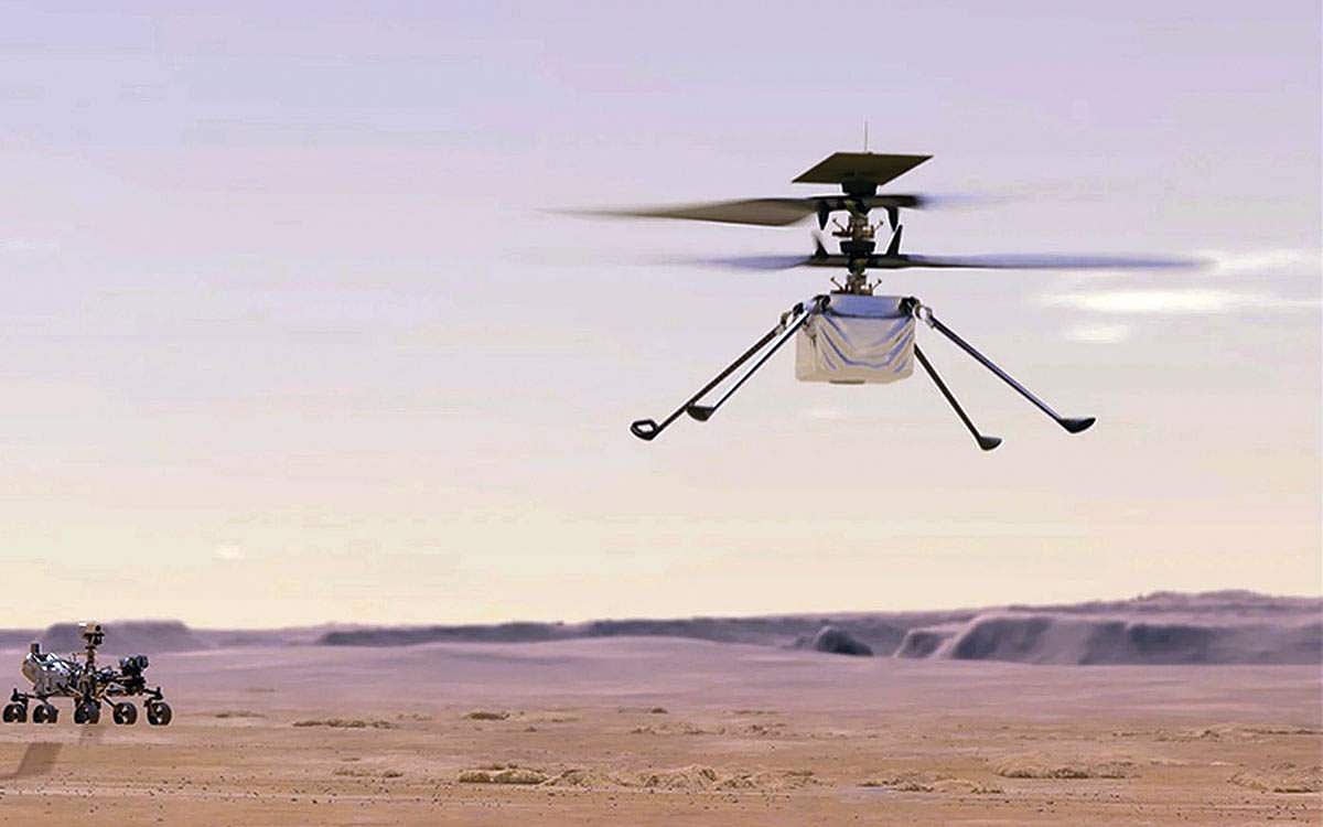 சவால்களை சமாளித்த செவ்வாய் கிரக ஹெலிகாப்டர்!