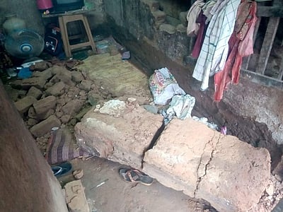 பூதலூர் அருகே வீட்டுச் சுவர் இடிந்து விழுந்ததில் சிறுவன் சாவு