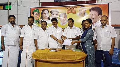 உசிலம்பட்டி நகரப்புற உள்ளாட்சித் தேர்தல்: அகில இந்திய பார்வர்ட் பிளாக் கட்சி விருப்பம் மனு