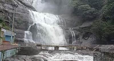குற்றால அருவிகளில் 2வது நாளாக காட்டாற்று வெள்ளம்: சுற்றுலாப் பயணிகள் குளிக்க தடை!