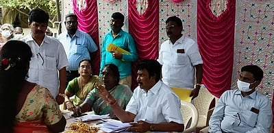 பெலவா்த்தி கிராமத்தில் கிருஷ்ணகிரி எம்.பி. ஆய்வு