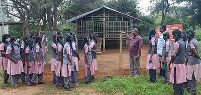 வேளாண்மை அறிவியல் மையத்தில் விவசாய விழிப்புணா்வு முகாம்