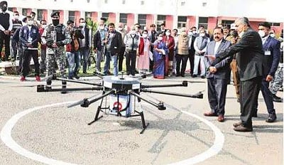 மனிதநேயத்துக்காக ட்ரோன்களை பயன்படுத்தும் இந்தியா: மத்திய அமைச்சா் ஜிதேந்திர சிங் பெருமிதம்