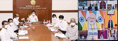 தடுப்பூசி செலுத்த ஆர்வம்காட்டாத மாவட்டங்கள்: ஆட்சியர்களுடன் மோடி ஆலோசனை