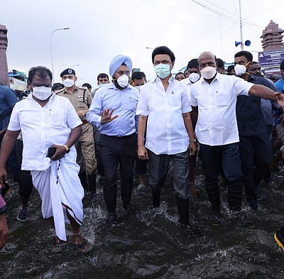 செம்மஞ்சேரி பகுதிகளில் முதல்வர் ஸ்டாலின் இன்று ஆய்வு! (படங்கள்)