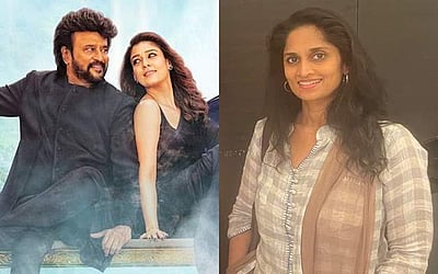 'தலைவா' என்று கத்தியபடி மகனுடன் 'அண்ணாத்த' படத்தை ரசித்த ஷாலினி