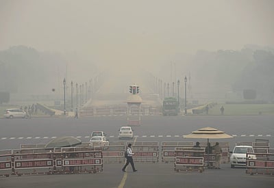 காற்று வேகம் காரணமாக தில்லியில் காற்றின் தரத்தில் சிறிது முன்னேற்றம்