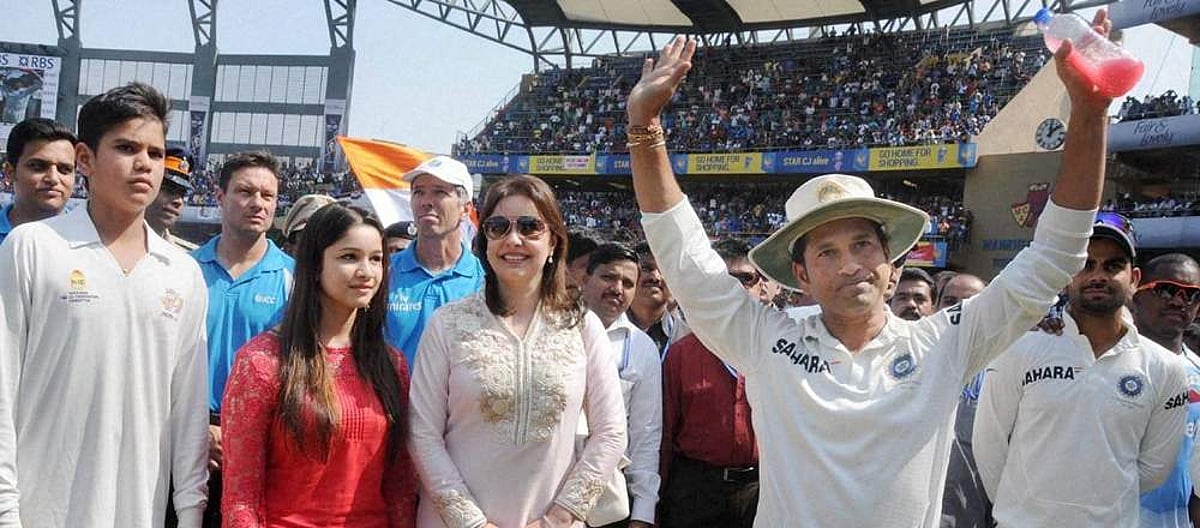 குடும்பத்துக்காக சச்சின் டெண்டுல்கர் விடுப்புக் கடிதம் எழுதியபோது....