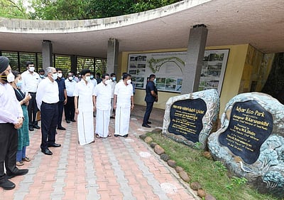 சென்னை தொல்காப்பியப் பூங்காவில் முதல்வர் மு.க.ஸ்டாலின் ஆய்வு
