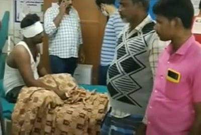 திரைப்படம் பாணியில் அரக்கோணம் அருகே  துப்பாக்கி முனையில் 25 சவரன் நகை, பணம் கொள்ளை: 4 பேர் மருத்துவமனையில் அனுமதி