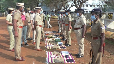 மணப்பாறையில் மத்திய மண்டல ஐஜி ஆய்வு