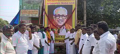 திருப்புவனத்தில் அன்பழகன் நூறாவது பிறந்த நாள் விழா