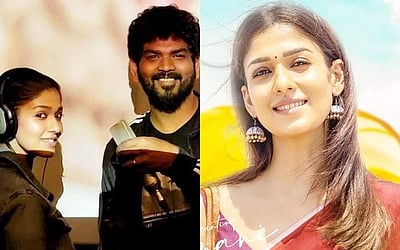 ''கண்மணி அன்போடு...'': நயன்தாரா டப்பிங் செய்யும் புகைப்படங்களை பதிவிட்ட விக்னேஷ் சிவன்